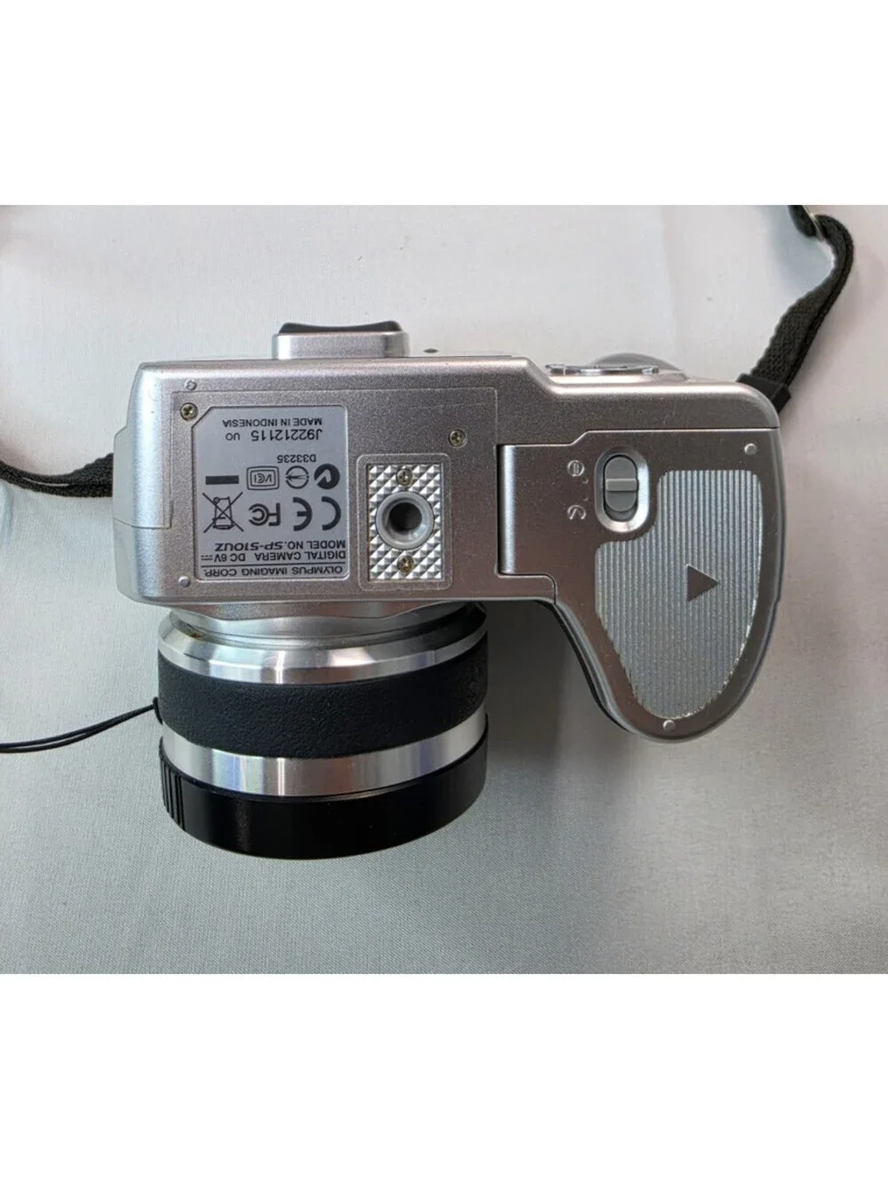 Olympus SP-510UZ Silver Digital Camera 7.1MP With Box Cords Manuals TESTED